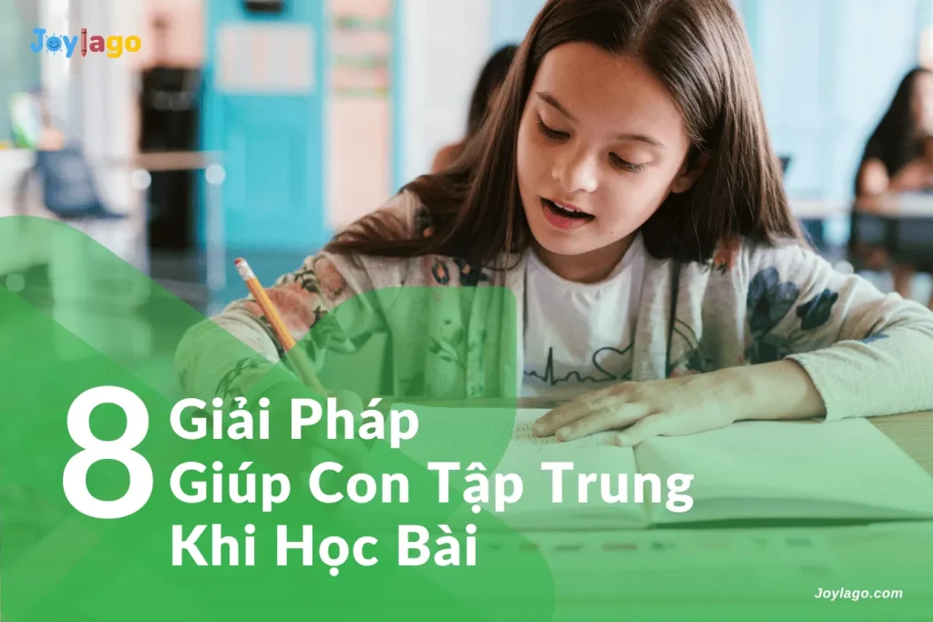 8 giai phap giup con tap trung khi hoc bai