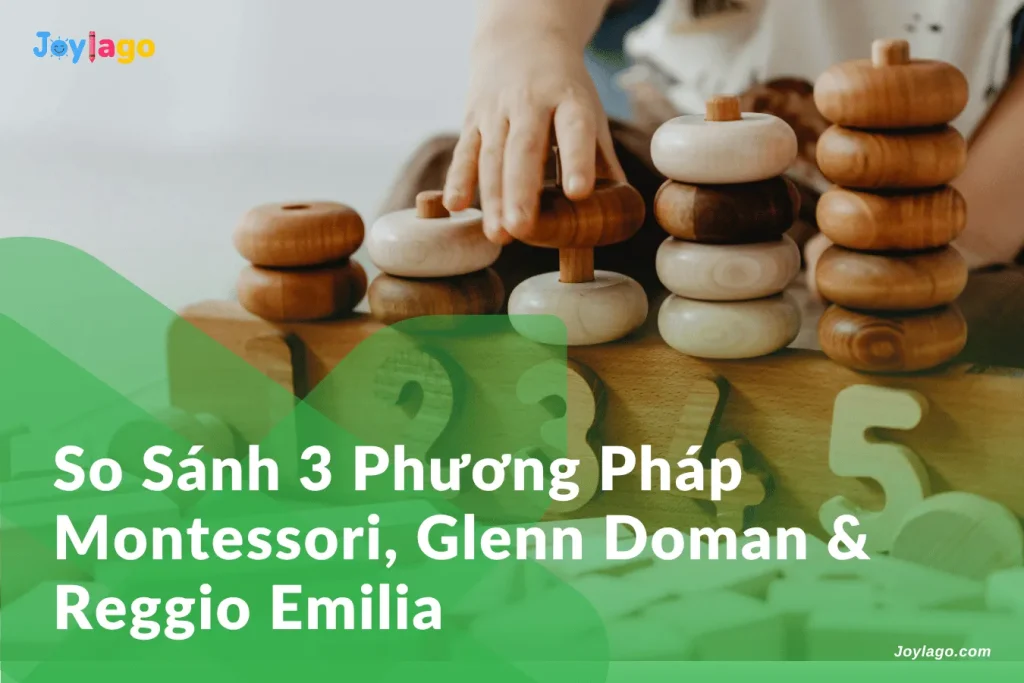 so sanh 3 phuong phap Montessori Glenn Doman Reggio Emilia