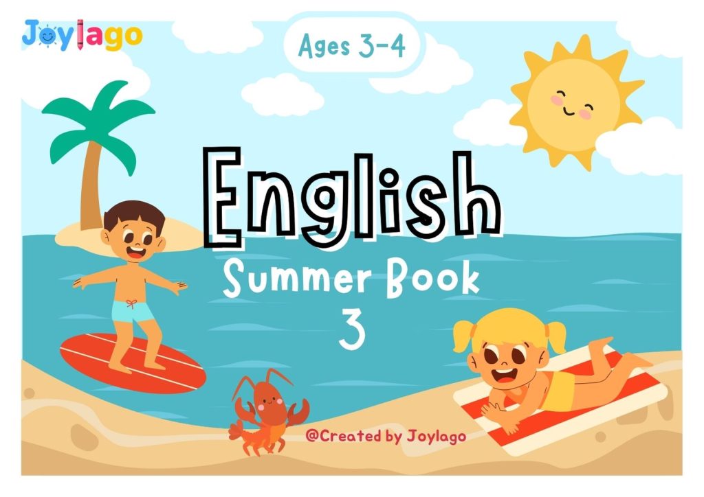 English Summer Book 3 for Pre school in Colorful Style