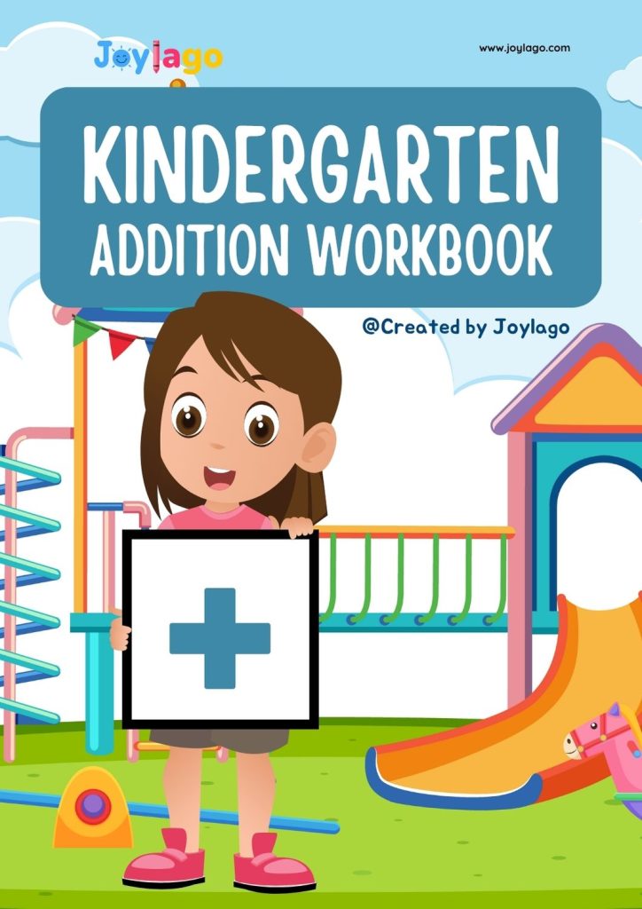 Fun and Colorful Kindergarten Addition Math Worksheet