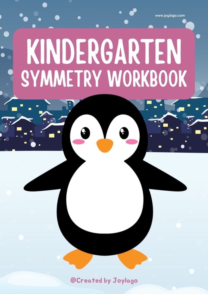 Fun and Colorful Kindergarten Math Symmetry Workbook