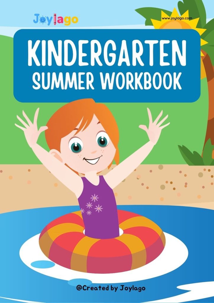 Summer Kindergarten Workbook in Colourful Illustrative Style