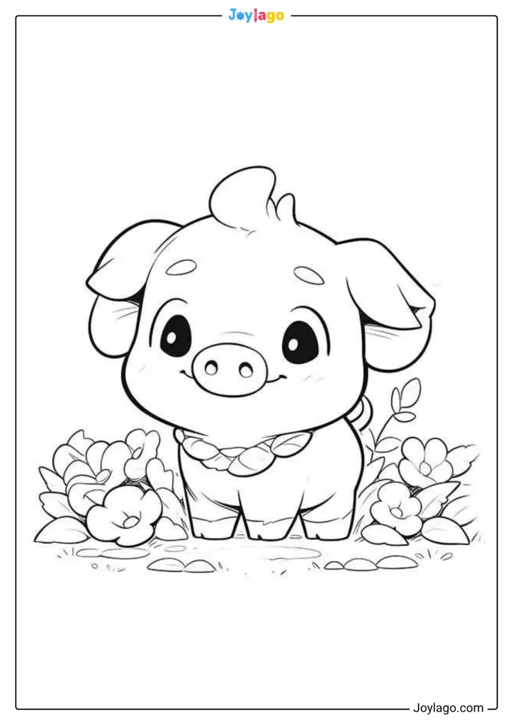 tranh to mau con heo pigs coloring pages 82