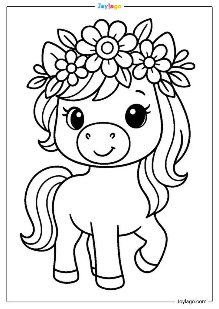 tranh to mau con ngua horse coloring pages 38