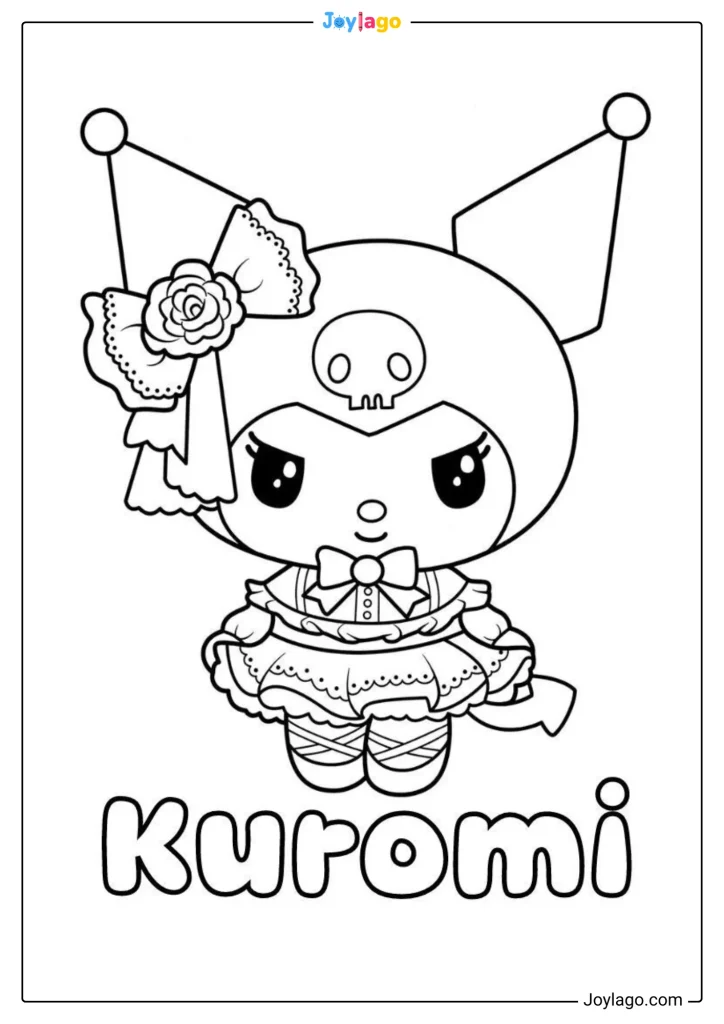 tranh to mau kuromi coloring pages 24
