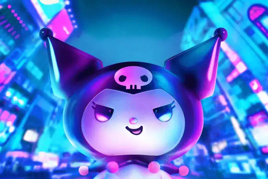 Tranh Tô Màu Kuromi 1 tranhtomau kuromi
