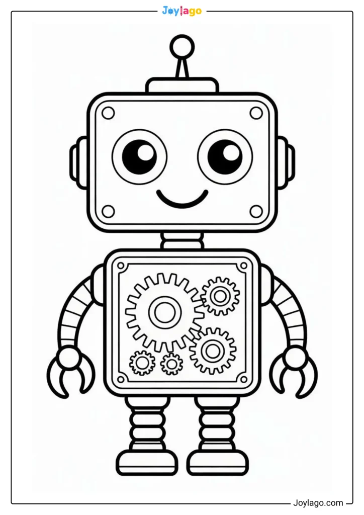 tranh to mau robot coloring pages 77