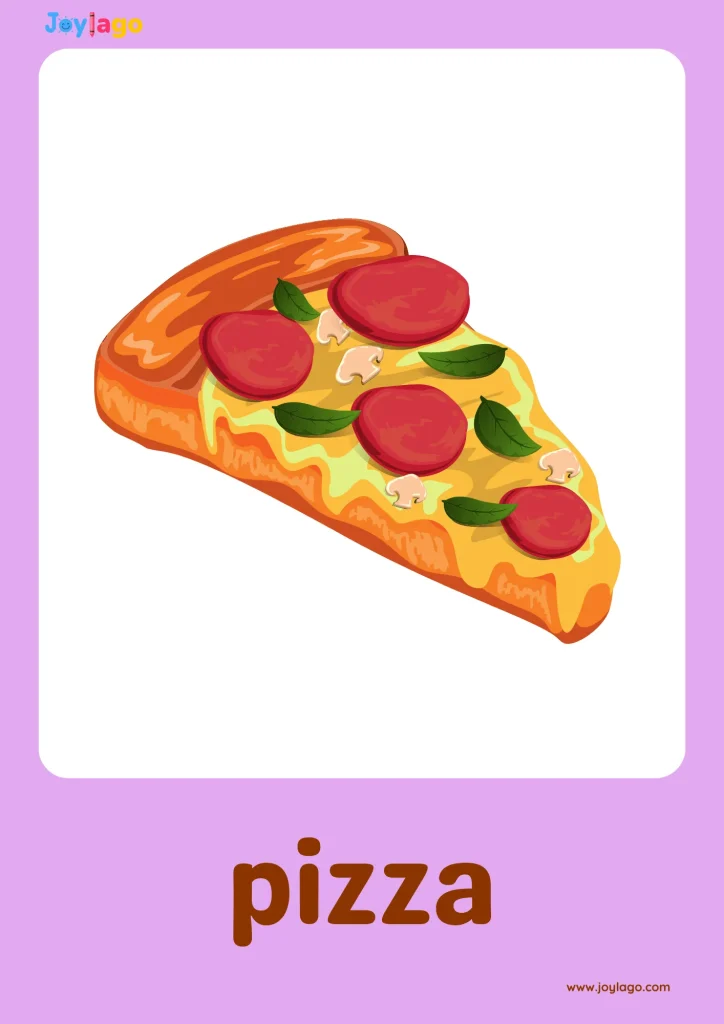 Flashcard nhan biet cac loai do an pho bien 6